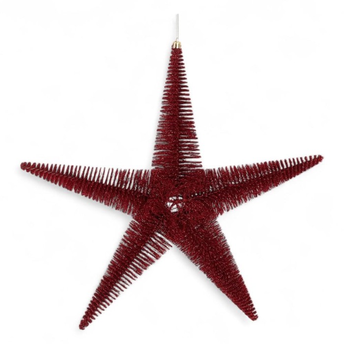 STELLA NATALIZIA SPIKE ROSSA H.40